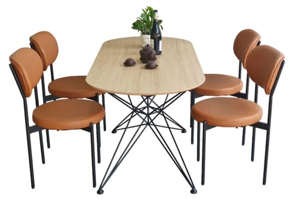 Bàn ăn 4 ghế nhỏ gọn cho không gian vừa và nhỏ