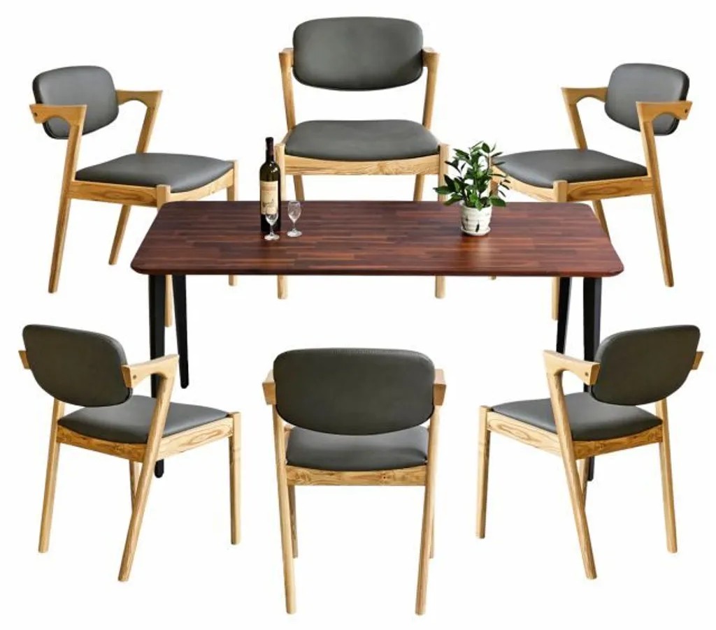 Bàn ghế gỗ nhà hàng phong cách ấm cúng