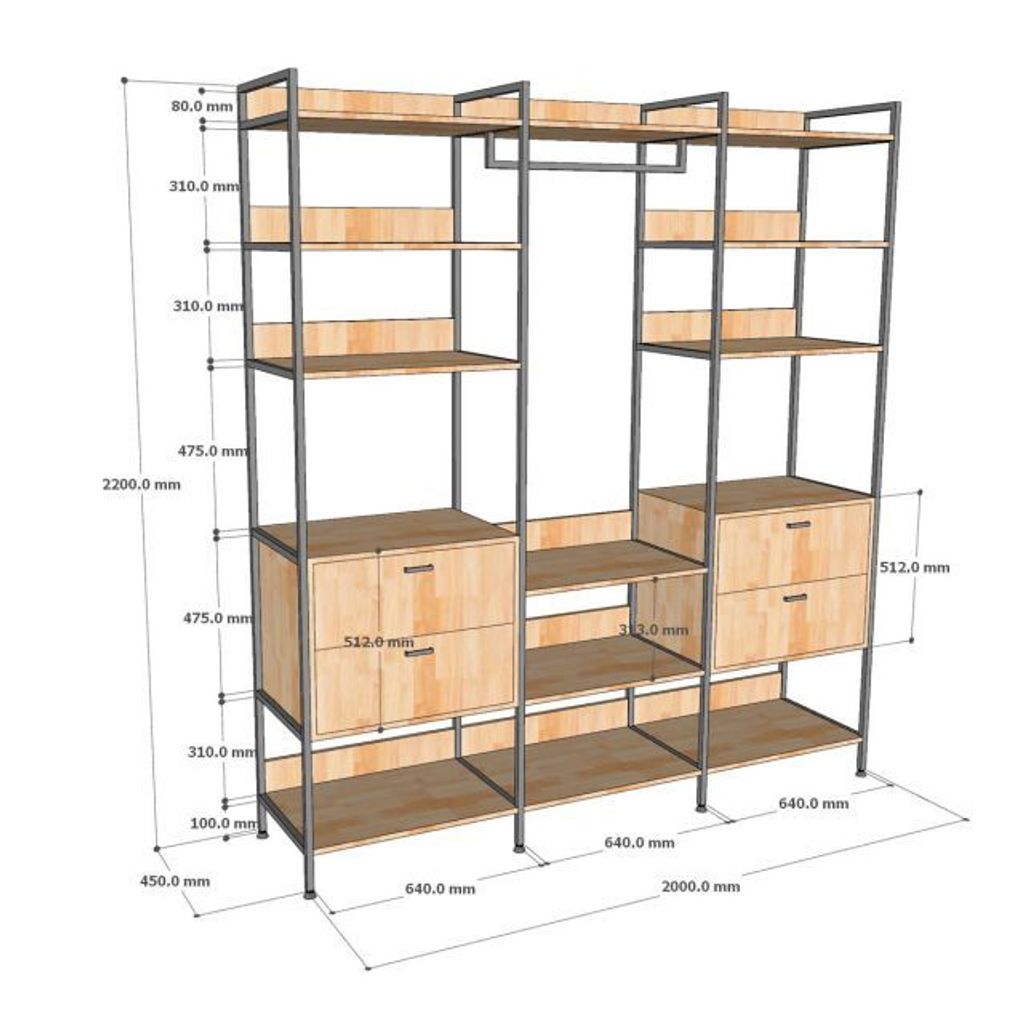 ke-quan-ao-khung-sat-go-cao-su-3-ngan-8