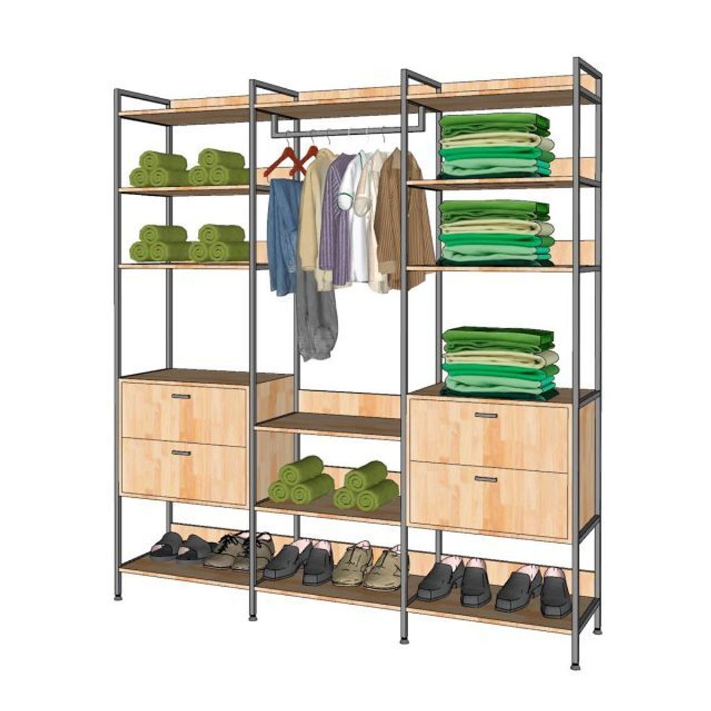 ke-quan-ao-khung-sat-go-cao-su-3-ngan-3