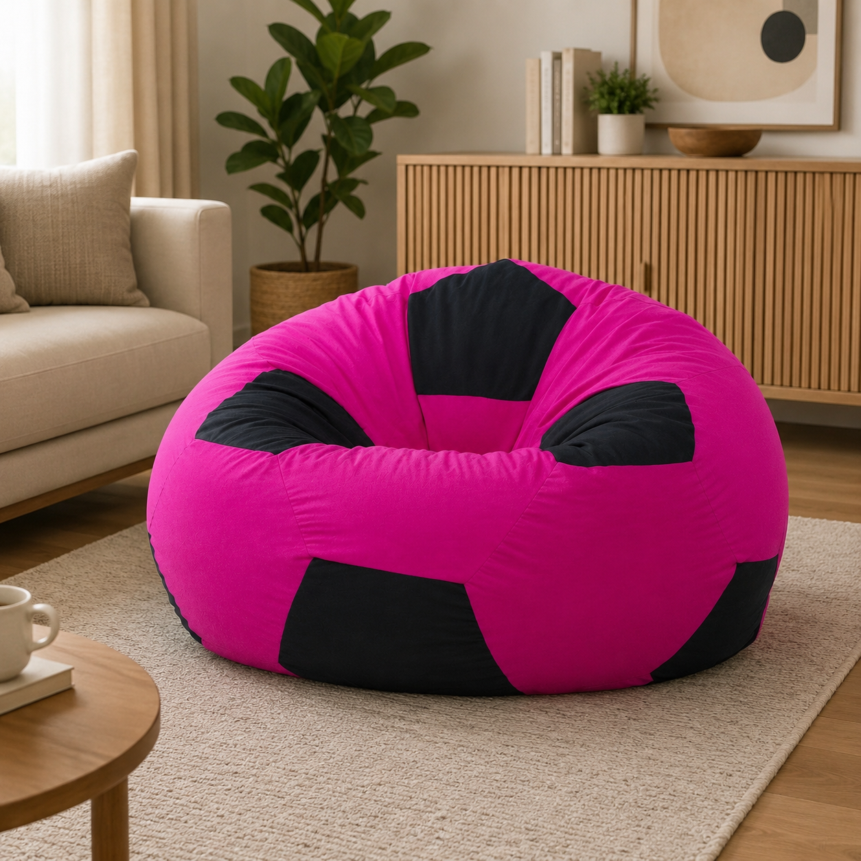 ghe-luoi-beanbag-hong-micro-nhe-tekkashop-HDGD167