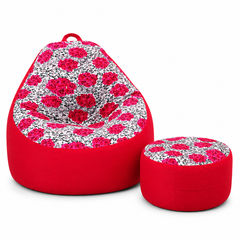 ghe-luoi-beanbag-hoa-hong-do-tekkashop-HDGD200