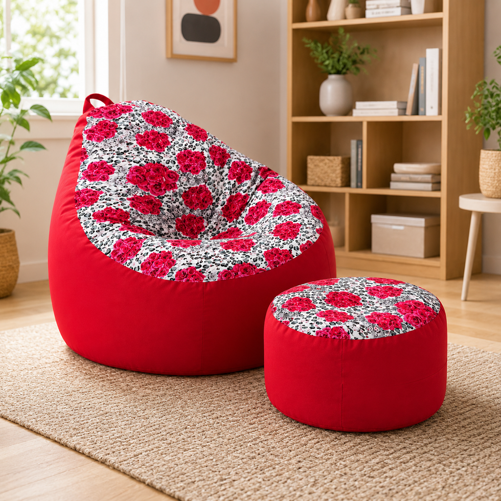 ghe-luoi-beanbag-hoa-hong-do-tekkashop-HDGD200