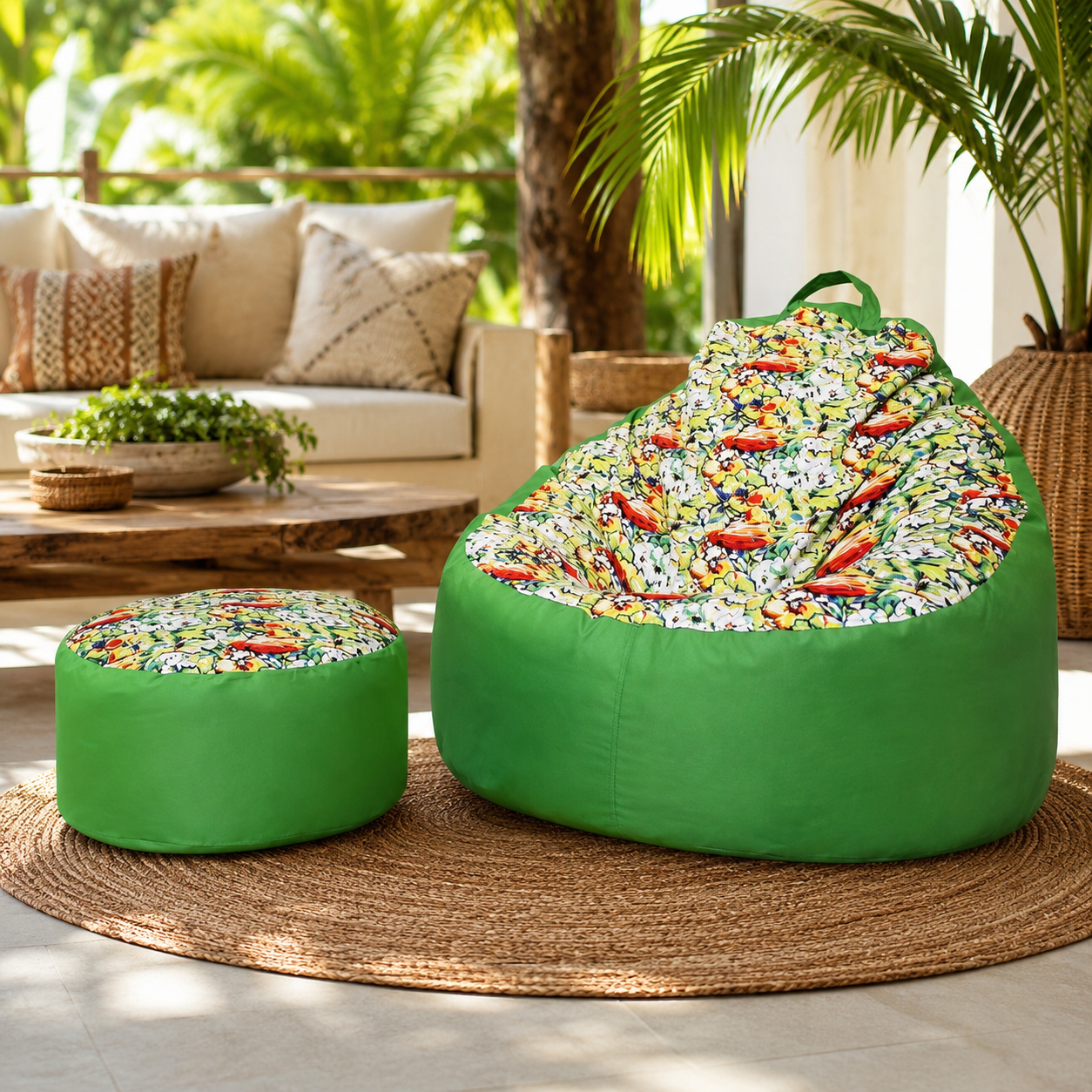 ghe-luoi-beanbag-canvas-xanh-phoi-hoa-tiet-hoa-tekkashop-HDGD200