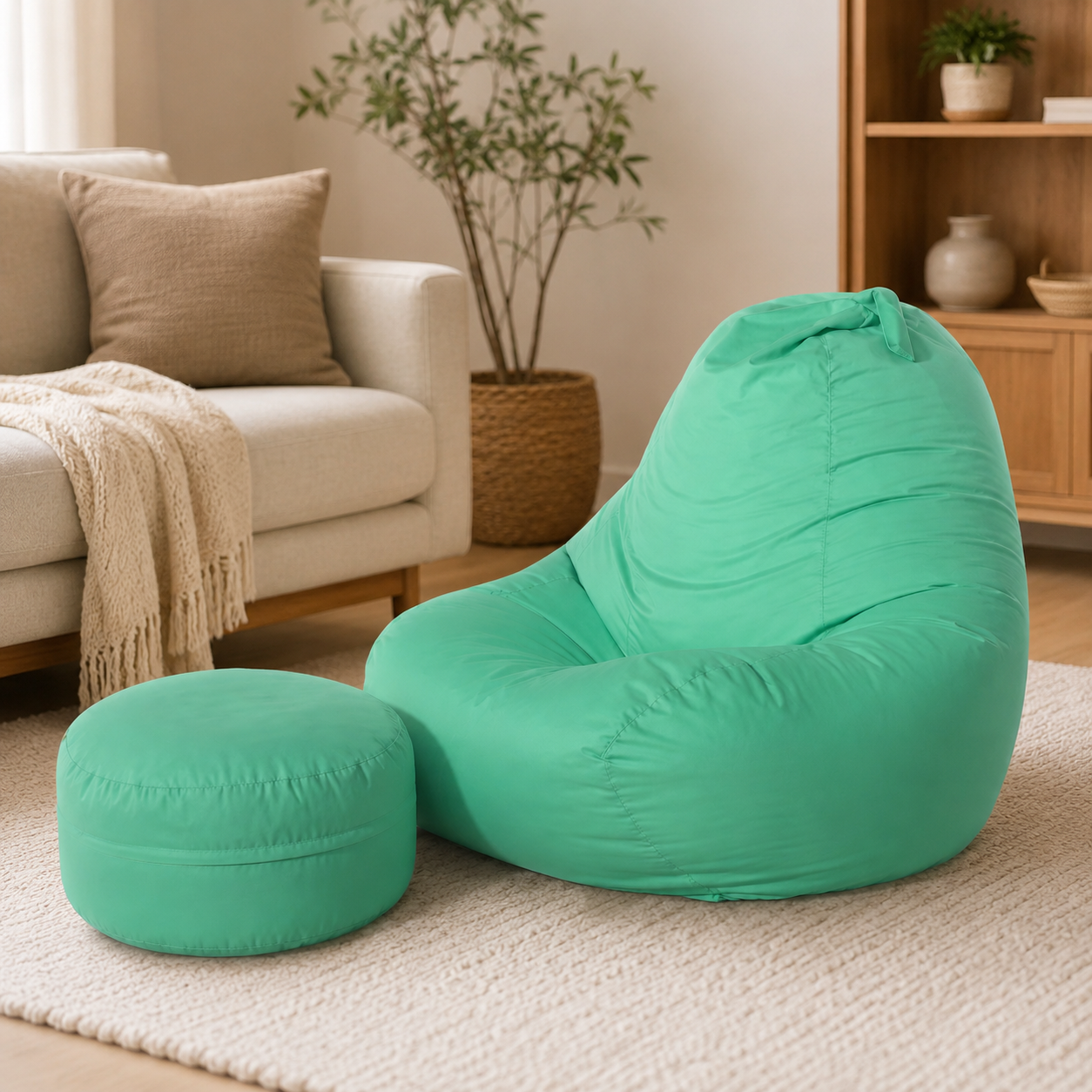 bo-ghe-luoi-beanbag-qua-le-xanh-mint-micro-tekkashop-HDGD208