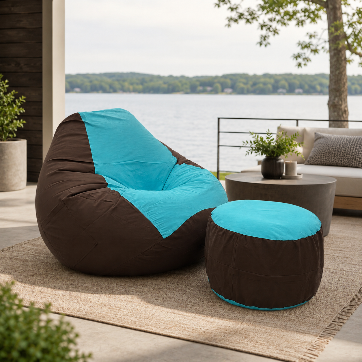 bo-ghe-luoi-beanbag-canvas-den-phoi-xanh-tekkashop-HDGD217