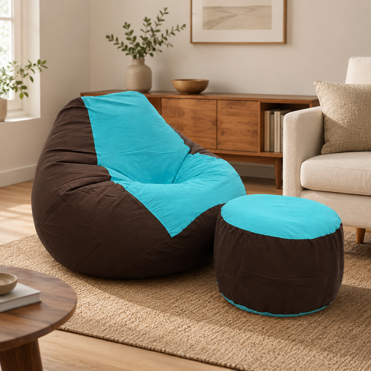 bo-ghe-luoi-beanbag-canvas-den-phoi-xanh-tekkashop-HDGD217