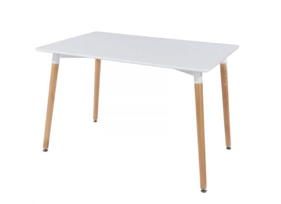 Bàn cafe Eames chữ nhật 120×80 D_Trắng