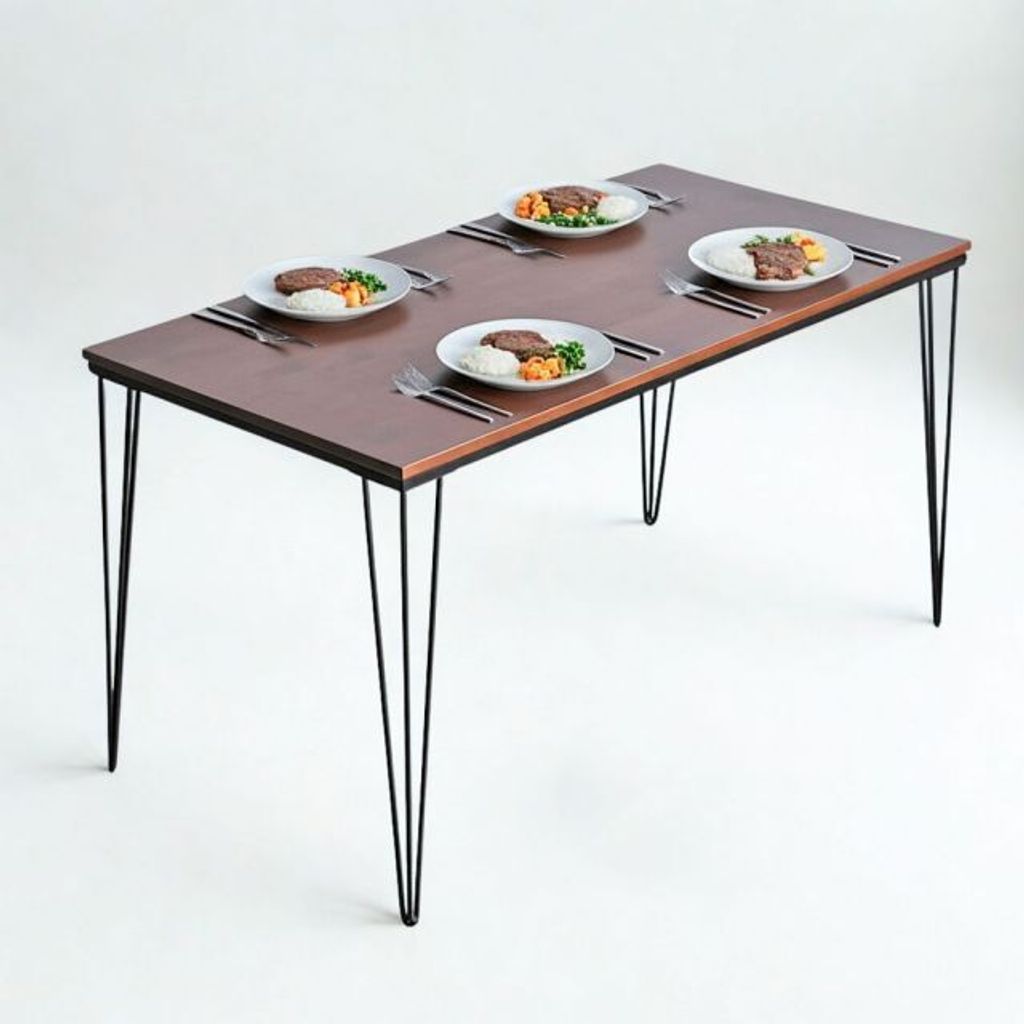 ban-an-chu-nhat-140x70cm-go-cao-su-chan-hairpin-1