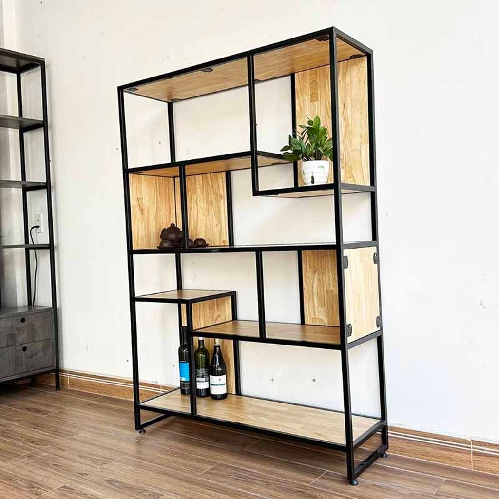 ke-sach-trang-tri-go-khung-sat-ks680184-04a