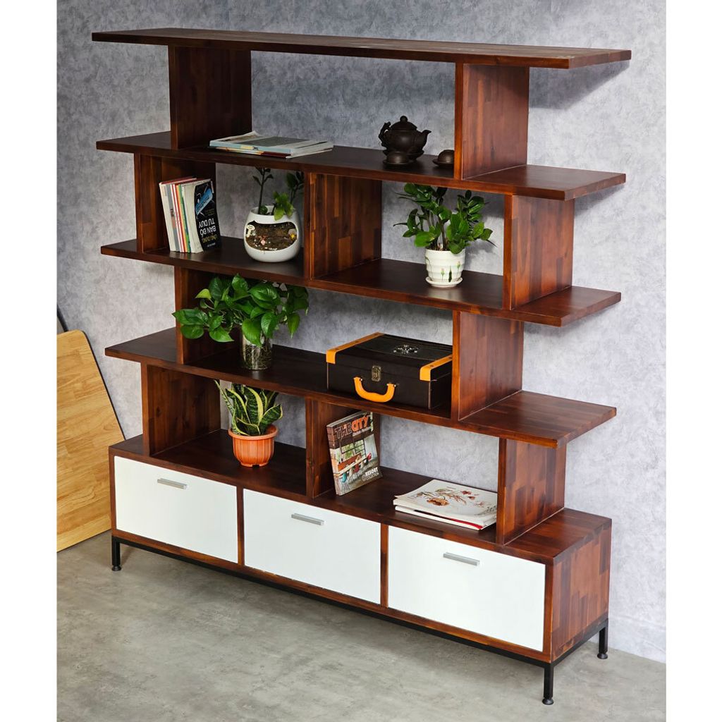 ke-sach-trang-tri-co-ngan-keo-go-tram-1