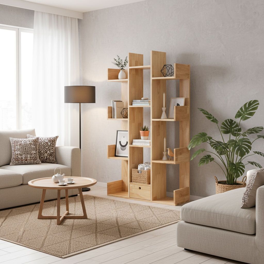 ke-sach-go-trang-tri-phong-khach-hinh-cay-1