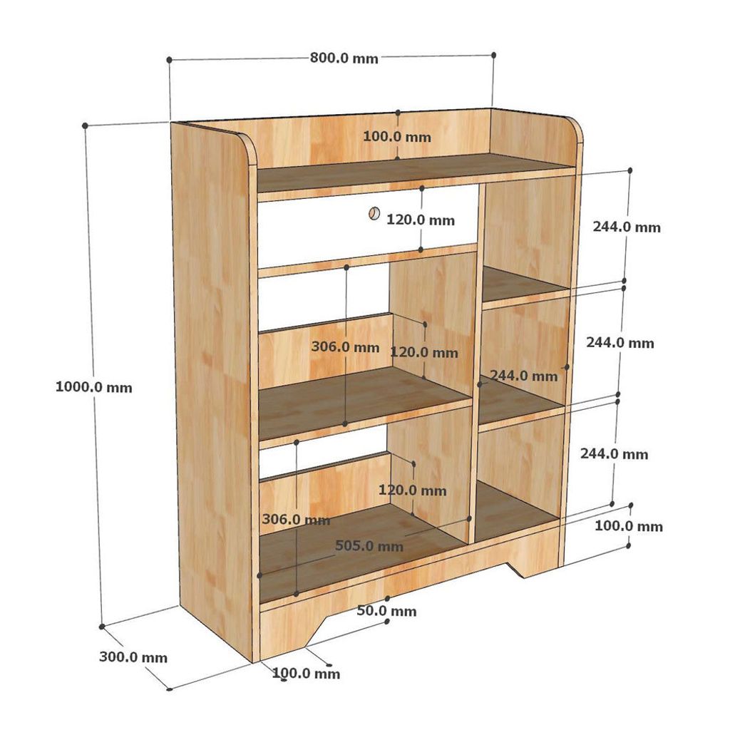 ke-sach-trang-tri-nho-gon-go-cao-su-5