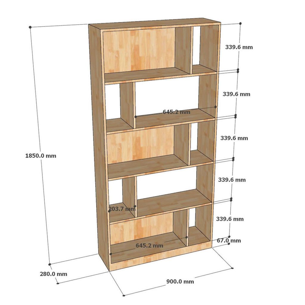 ke-sach-90x28x180cm-go-cao-su-5