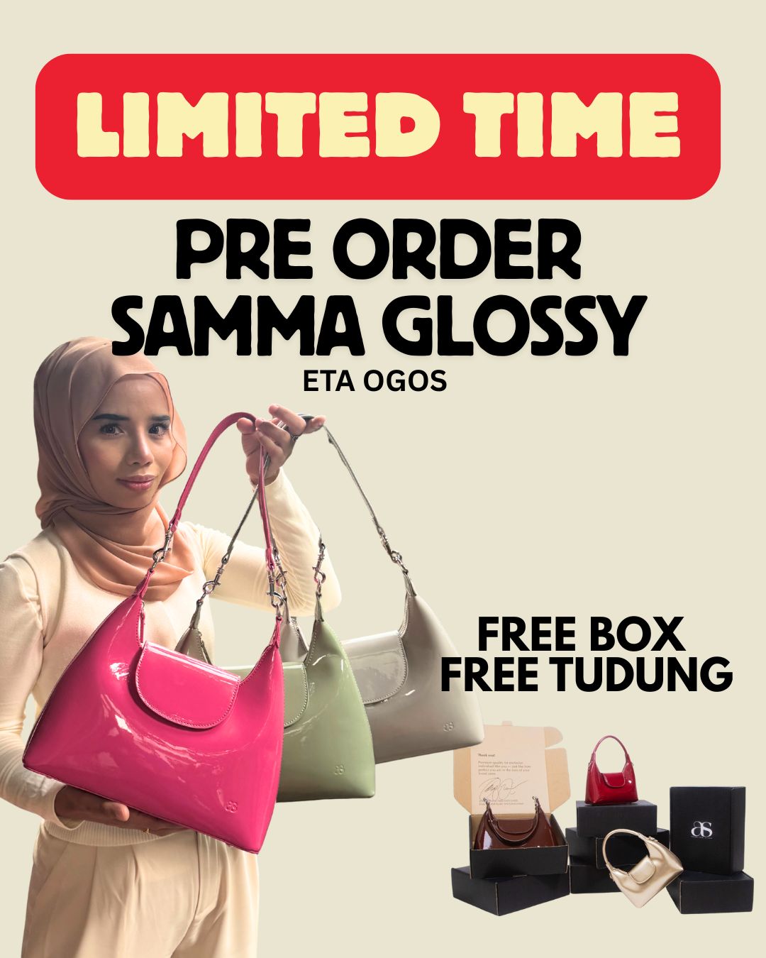[PRE ORDER] ETA AUGUST GLOSSY SAMMA | NURULMALL.COM