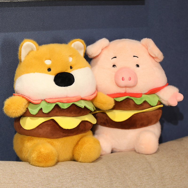 Hamburger Dog and Pig