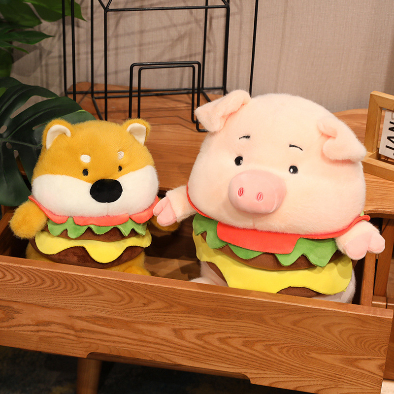 Hamburger Dog and Pig