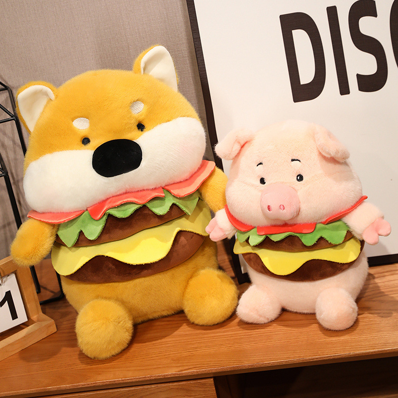 Hamburger Dog and Pig