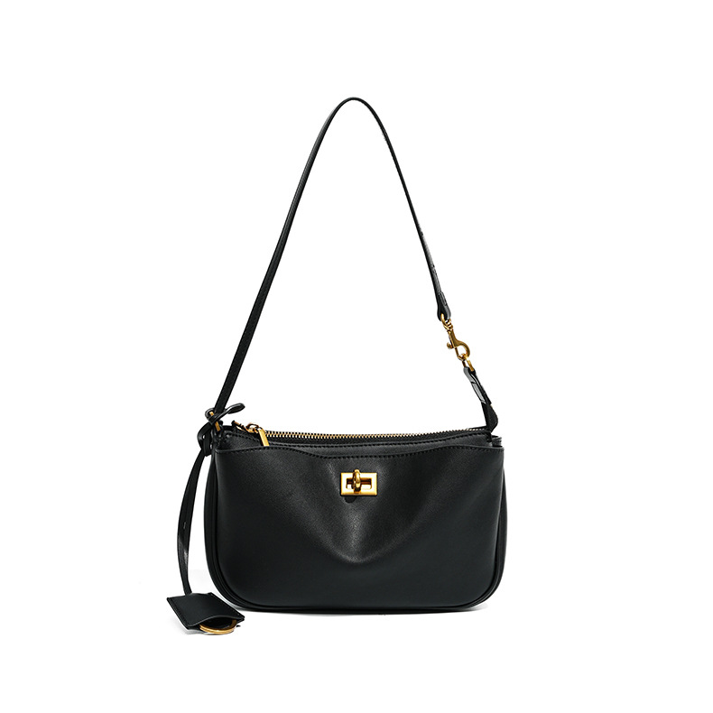Rodeo Leather Baguette Bag – Front View