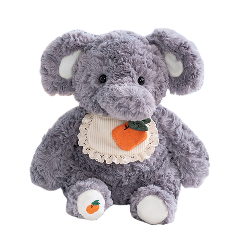 Elephant plush toy from shy animal series soft stuffed animal with cute design for hugging gifting and display
