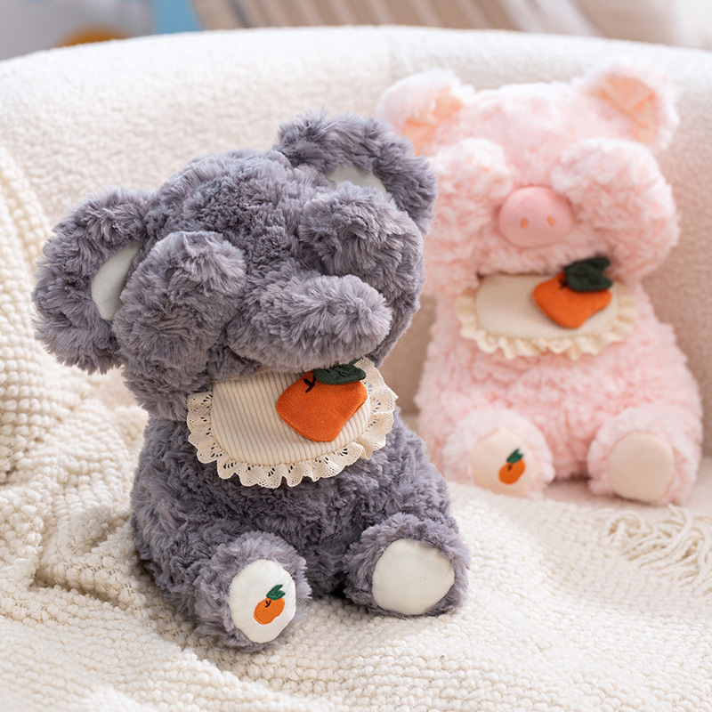 Shy elephant plush toy covering eyes soft and cuddly stuffed animal for relaxation bedtime comfort and cozy home decor