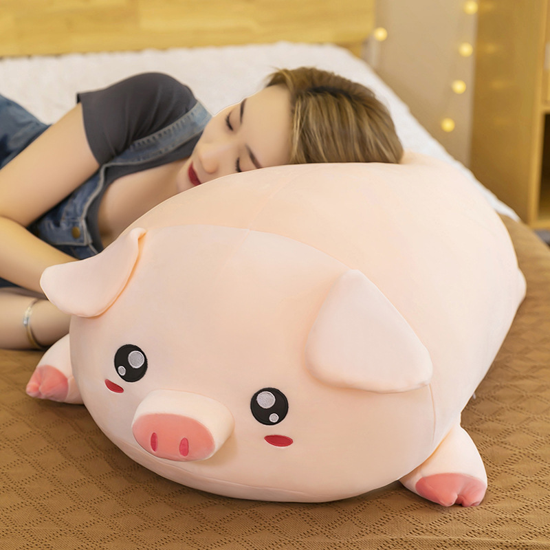 Round Pig Plush Pillow for lounging, resting, and cozy everyday comfort