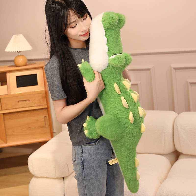 Cute Crocodile Plush Toy with a soft cuddly body, ideal for hugging, displaying, collecting, and adding charm to cozy spaces