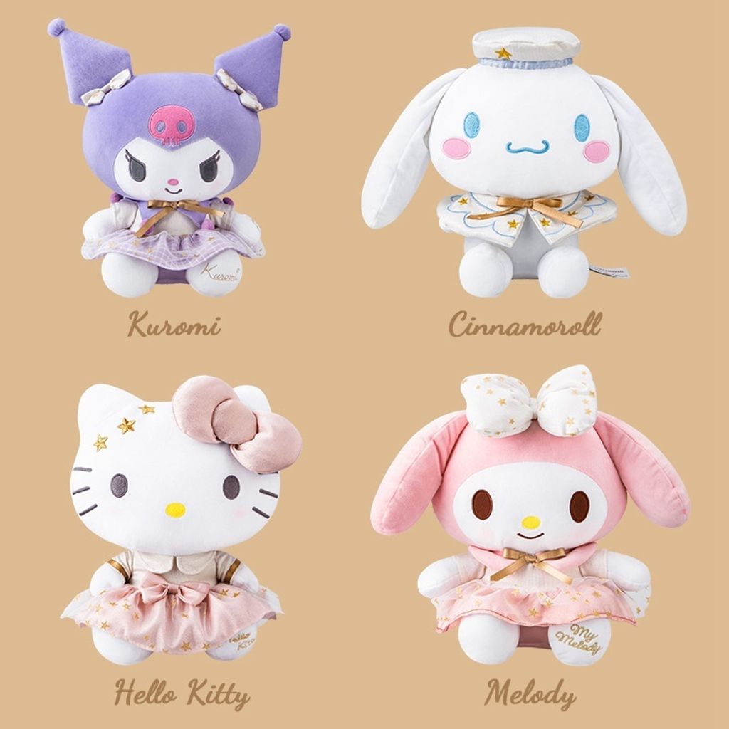 Kuromi, Cinnamoroll, Hello Kitty, My Melody