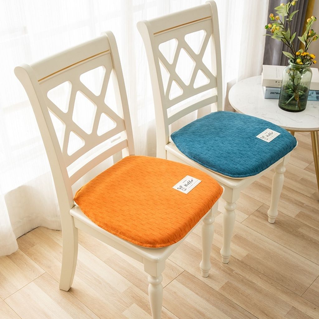 Chenille Memory Foam Chair Cushion