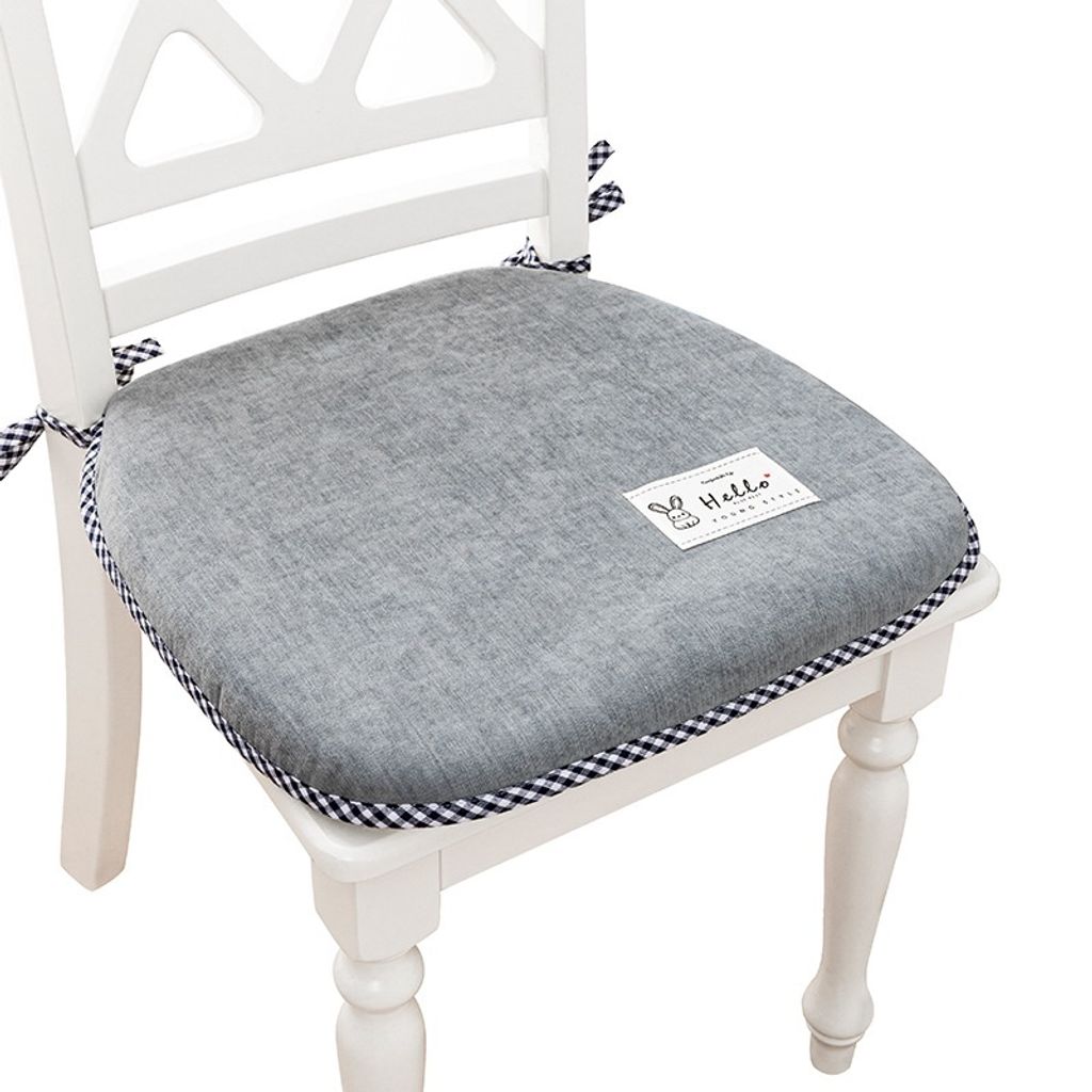 Chenille Memory Foam Chair Cushion