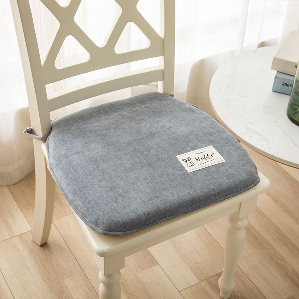 Chenille Memory Foam Chair Cushion