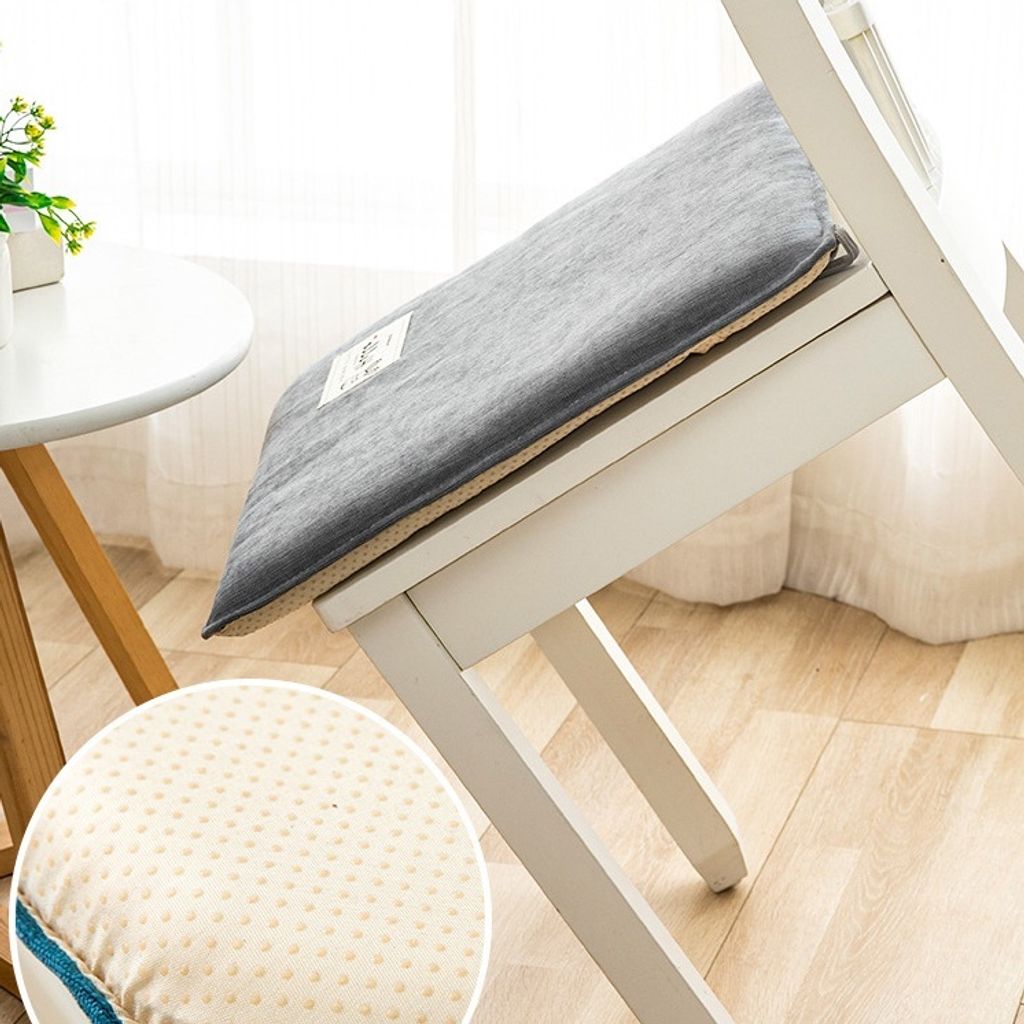 Chenille Memory Foam Chair Cushion