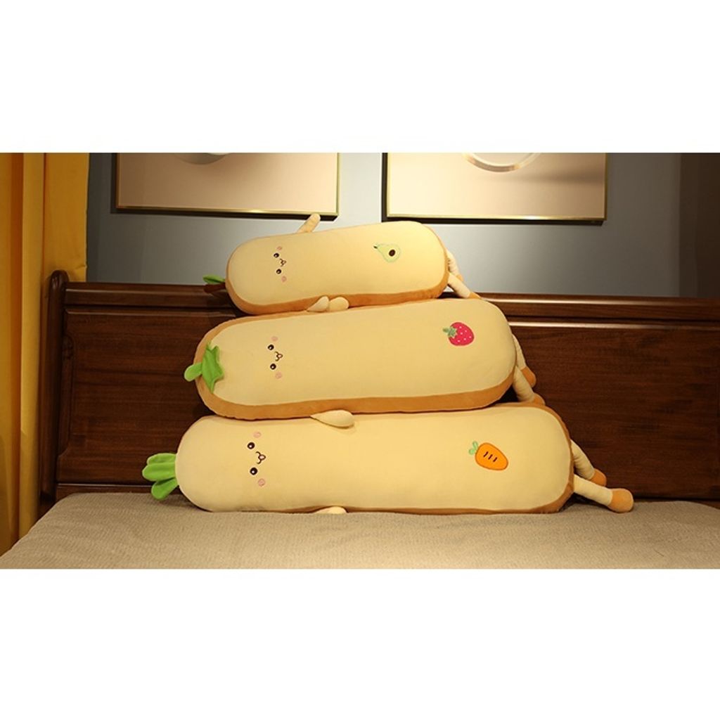Cute Bread Long Pillow