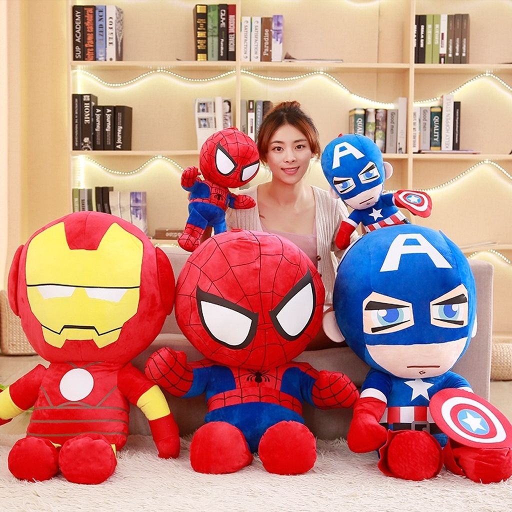 Spider-Man, Iron Man, Captain America