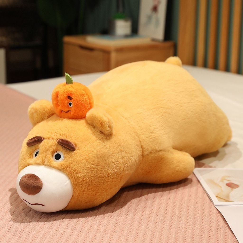 Lying Orange Bear