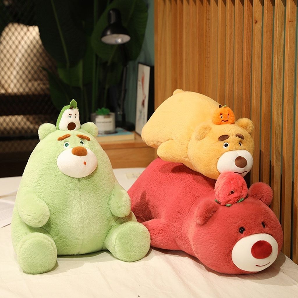 Avocado Bear, Strawberry Bear, Orange Bear