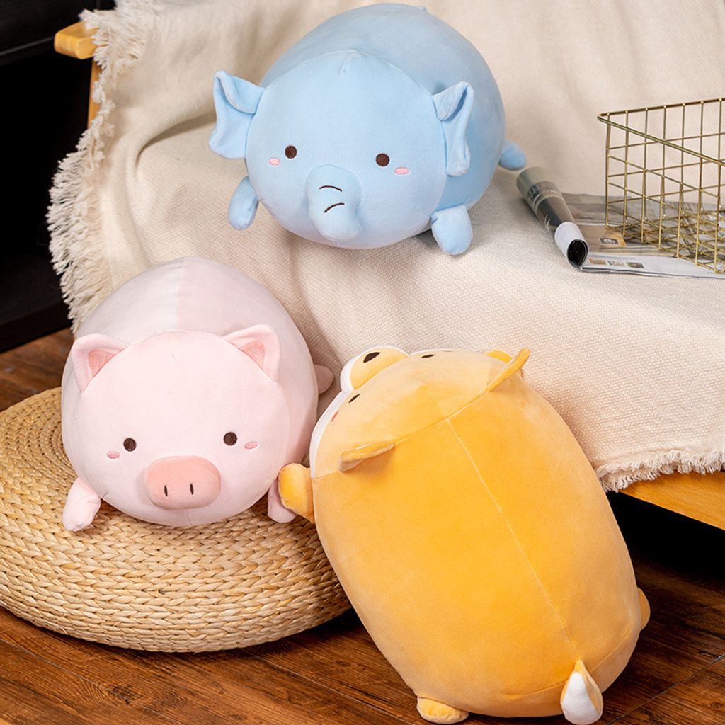 Pig, Elephant, Shiba Inu