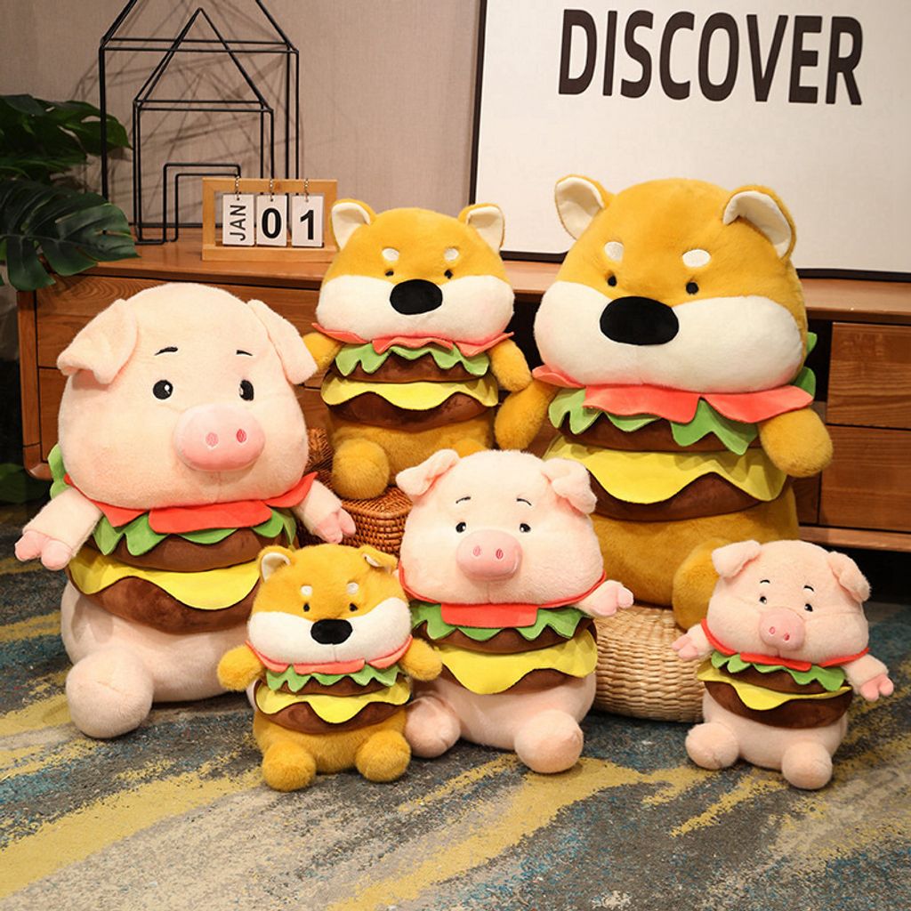 Hamburger Pig and Dog