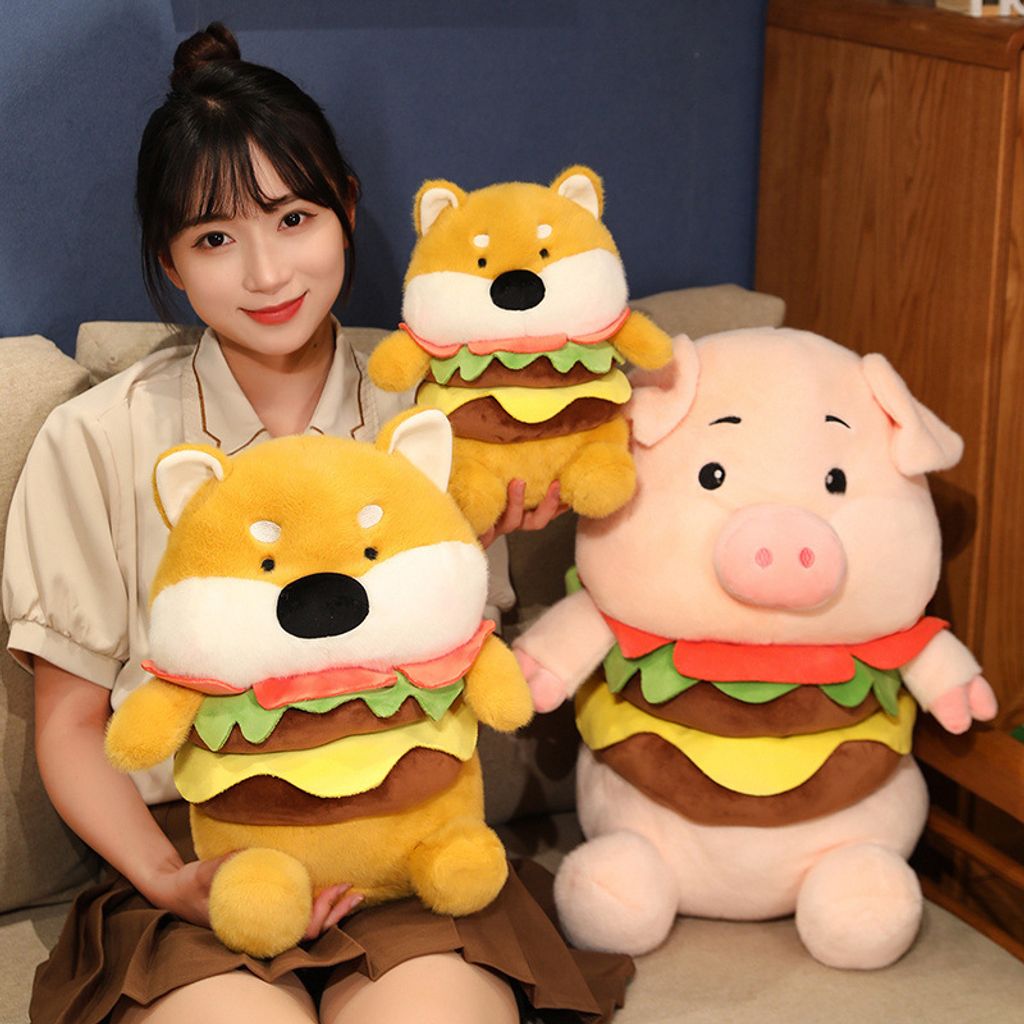 Hamburger Dog and Pig