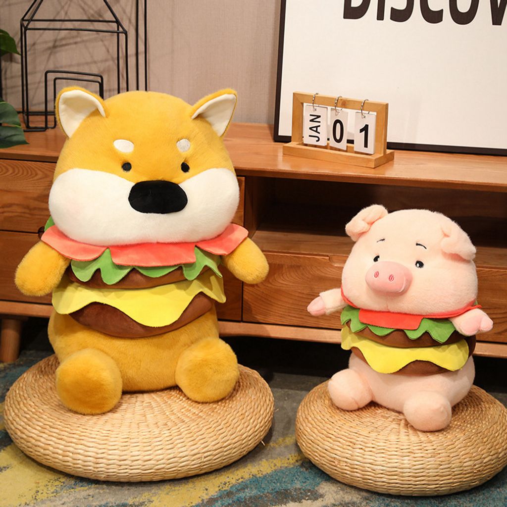 Hamburger Dog and Pig