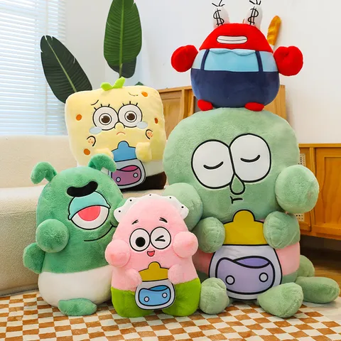 SpongeBob SquarePants, Patrick Star, Squidward, Plankton, Mr. Krabs