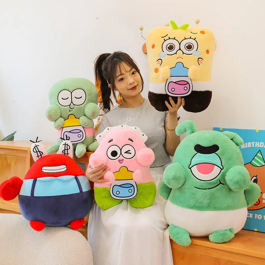 SpongeBob SquarePants, Patrick Star, Squidward, Plankton, Mr. Krabs