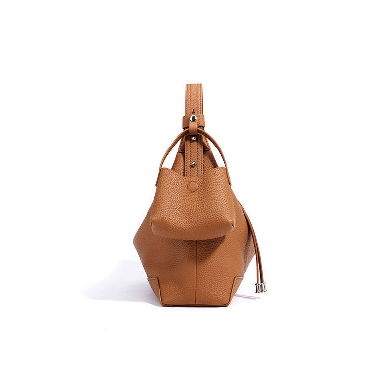 Chic Luxury Leather Hobo Bag – Side View