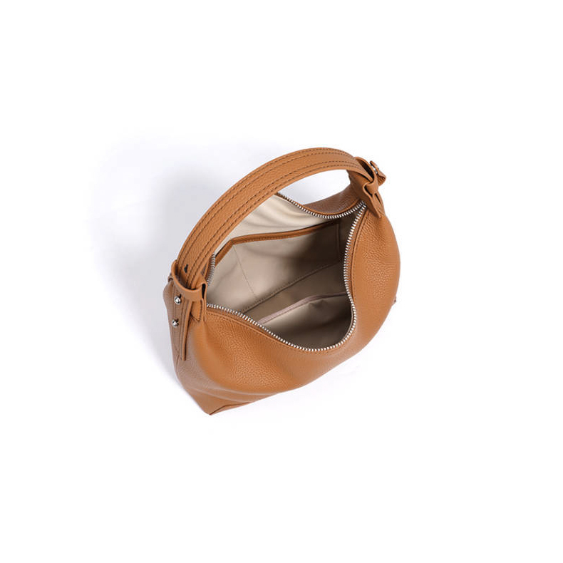 Chic Luxury Leather Hobo Bag – Interior View