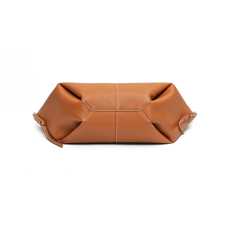 Urban Commuter Leather Tote Bag – Bottom View