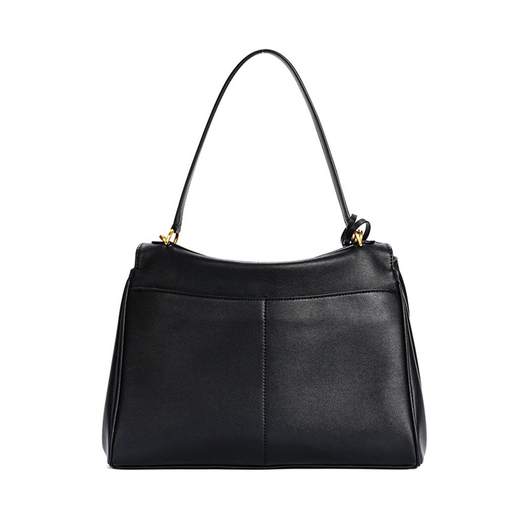 Premium Rodeo Genuine Leather Top Handle Tote Bag – Back View