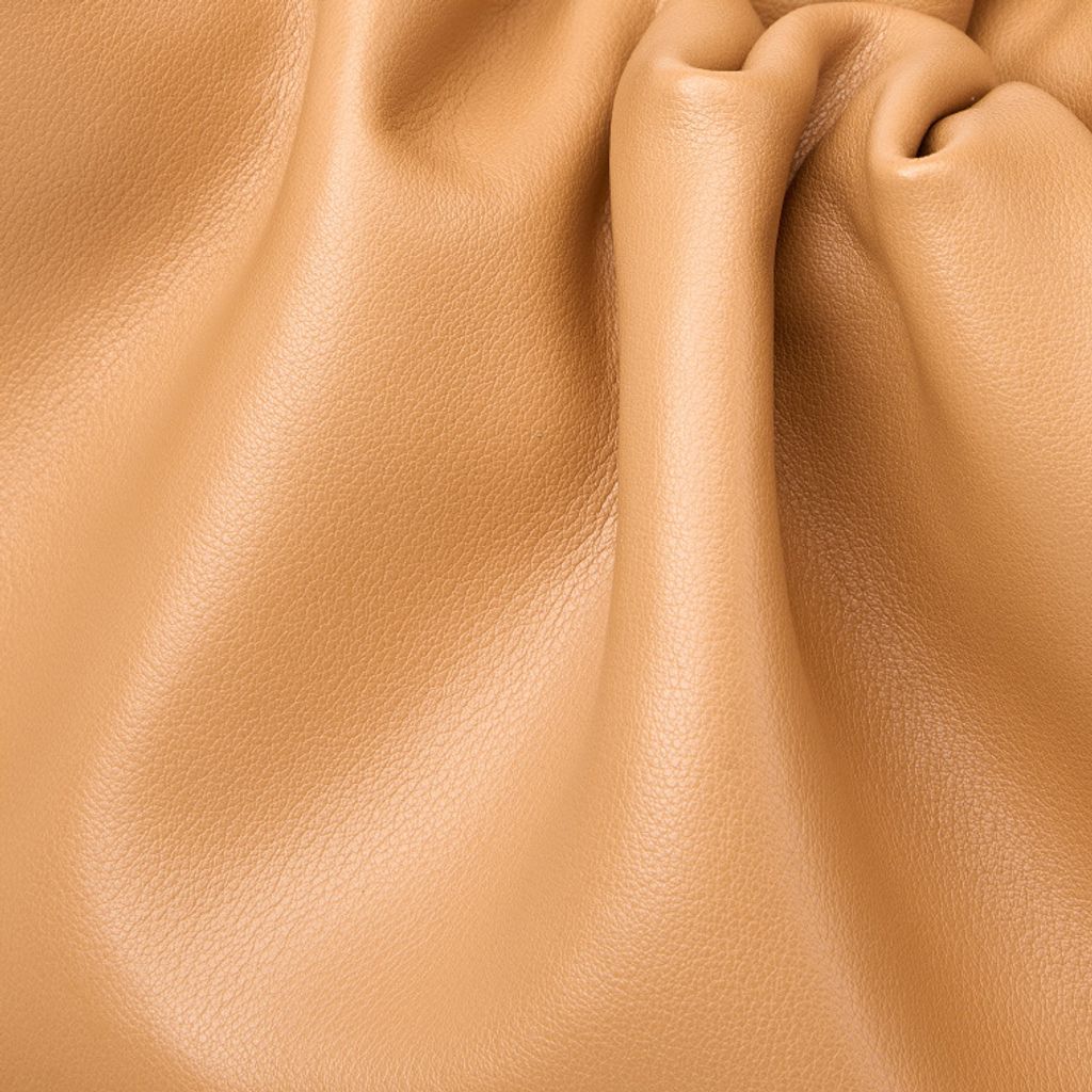 Elegant Genuine Leather Cloud Bag – Split Leather Texture Detail
