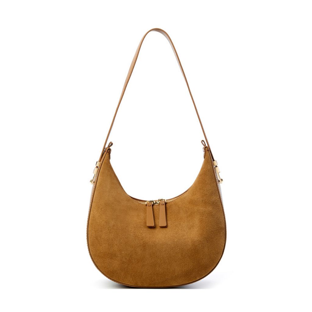 Refined Luna Genuine Leather Half Moon Bag – Fallen Leaf Yellow