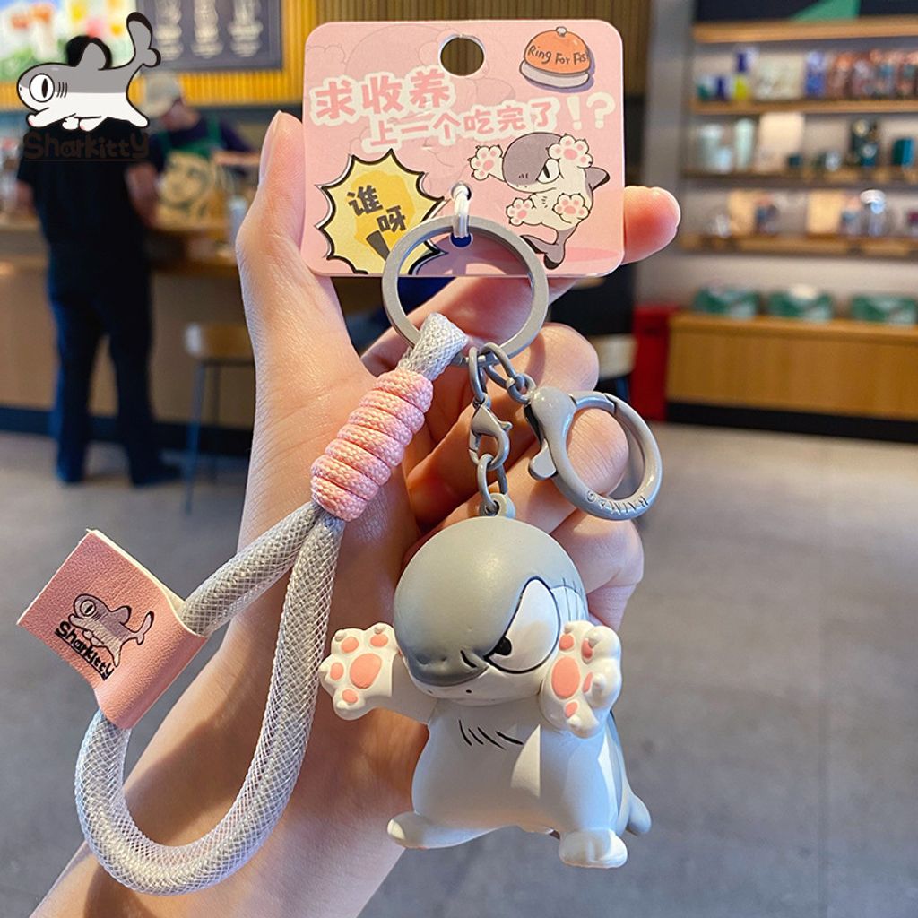Sharkitty keychain charm please adopt me variant