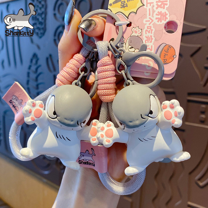 Sharkitty please adopt me keychain charms
